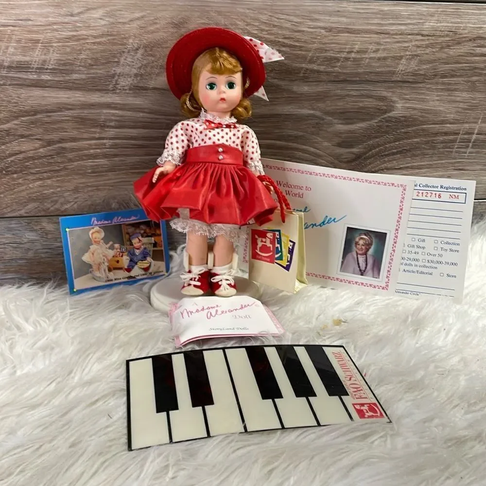 Madame Alexander Wendy Shops At  FAO Schwarz 57-S 1993 8in. Doll.